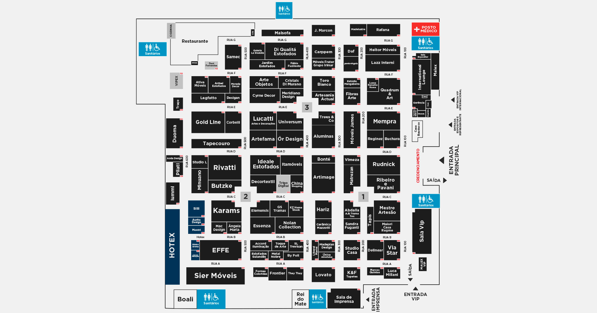 Mapa da feira